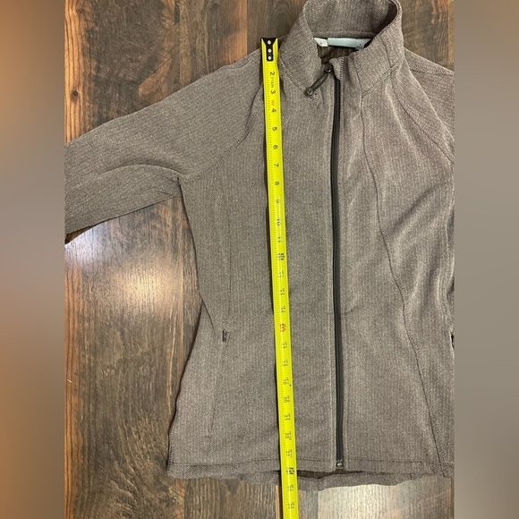 Athleta Hope Herringbone Zip Up Yoga Jacket - Picture 9 of 9